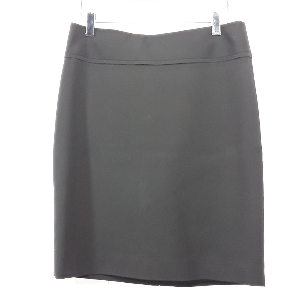 Calvin Klein Black pencil skirt with slit in back size 2